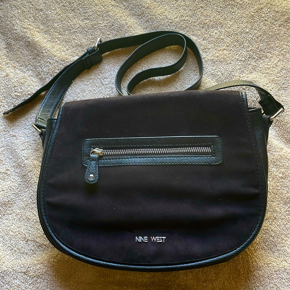 Nine West Black Hobo Crossbody bag